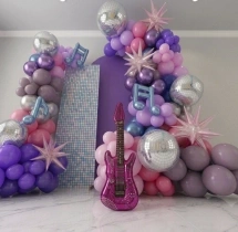 birthday K Pop Music Theme Backdrop Decoration