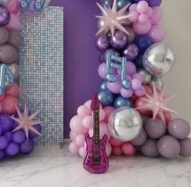 birthday K Pop Music Theme Backdrop Decoration