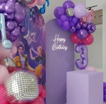 birthday K Pop Music Theme Stage Decoration