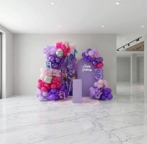 birthday K Pop Music Theme Stage Decoration