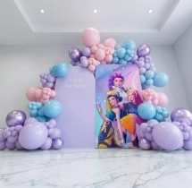 birthday K Pop Pastel Backdrop Decoration