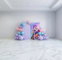 birthday K Pop Pastel Backdrop Decoration