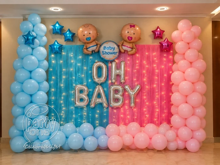 decorations Teddy Theme Colorful Baby Shower Decor
