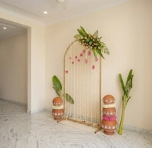 festival decorations Elegant Floral Arch Ganesha Decoration