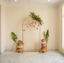 festival decorations Elegant Floral Arch Ganesha Decoration