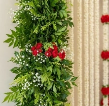 festival decorations Green Elegant Ganpati Decor