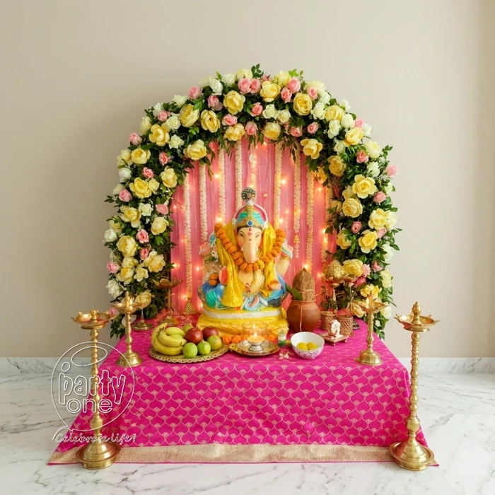 festival decorations Exotic Blossom Ganesha Decor