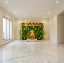 festival decorations Authentic Marigold Banana Leaves Backdrop Decor