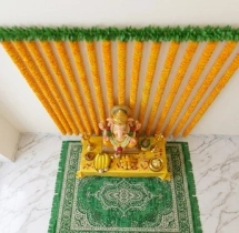 festival decorations Ganesh Festival Artificial Flower Decoration