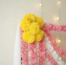 festival decorations Pastel Theme Ganesh Chaturthi Decor at Home
