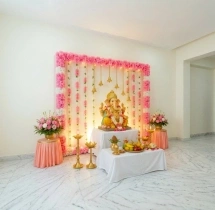 festival decorations Aritifical Flower Ganeshotsav Decoration