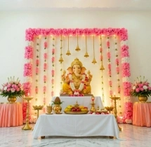 festival decorations Aritifical Flower Ganeshotsav Decoration