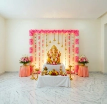 festival decorations Aritifical Flower Ganeshotsav Decoration