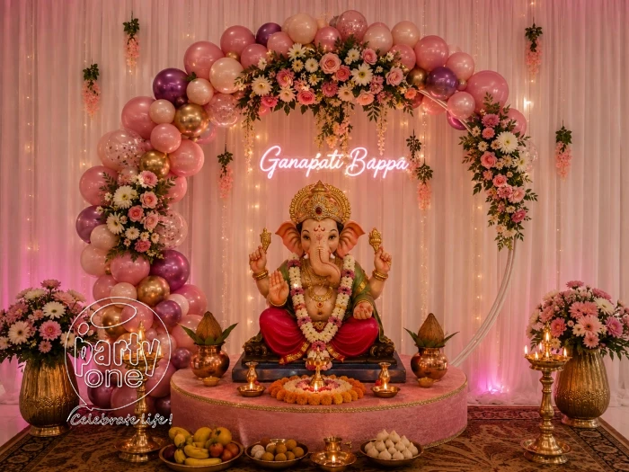 festival decorations Balloon Fantasy Ganpati Decoration