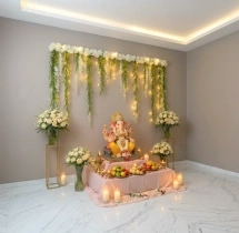 festival decorations Elegant Flower Backdrop Decoration