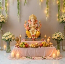 festival decorations Elegant Flower Backdrop Decoration