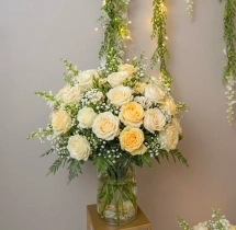 festival decorations Elegant Flower Backdrop Decoration