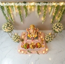 festival decorations Elegant Flower Backdrop Decoration