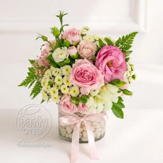 surprises Elegant Pink Mixed Flower Bouquet