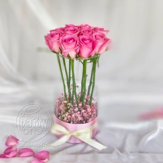 surprises Lovely Pink Rose Flower Vase