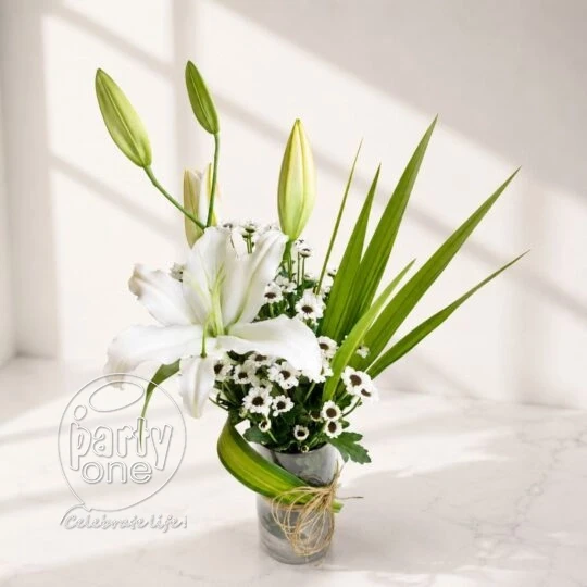 surprises Classic Fresh Lily Floral Bouquet