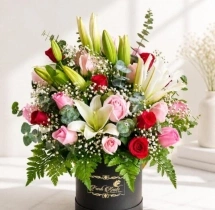 surprises Luxury Fragrant Lily and Rose Bloom Box
