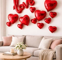 decorations Heart Wall Valentine Decortions at Home