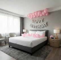 birthday Happy Birthday Bedroom Balloon Decoration