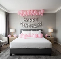 birthday Happy Birthday Bedroom Balloon Decoration
