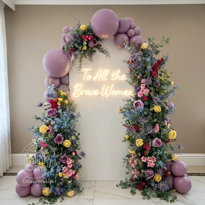decorations Elegant Womens Day Floral and Balloon Decoration