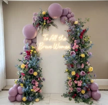 decorations Elegant Womens Day Floral and Balloon Decoration