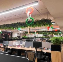 festival decorations Indian Tricolour Balloon Decor Package