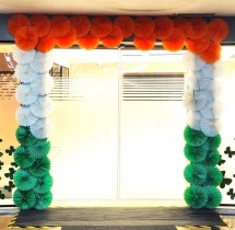 festival decorations Premium Republic Day Balloon Decoration Package