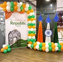 festival decorations Premium Republic Day Balloon Decoration Package