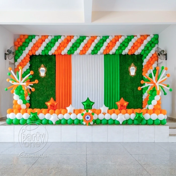 festival decorations Independence Day Theme Stage Decoration