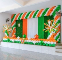 festival decorations Independence Day Theme Stage Decoration