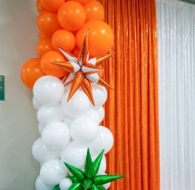 festival decorations Tricolor Theme Independence Day Backdrop