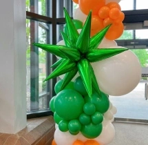 festival decorations Grand Tricolor Balloon Arch Decoration