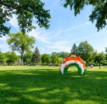 festival decorations Tricolor Theme Premium Balloon Arch
