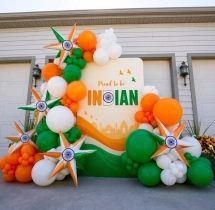 festival decorations Proud to Be Indian Theme Backdrop