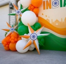 festival decorations Proud to Be Indian Theme Backdrop