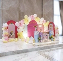 birthday Luxury Unicorn Theme Birthday Stage Decor