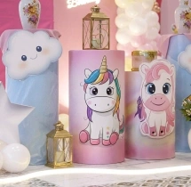 birthday Luxury Unicorn Theme Birthday Stage Decor