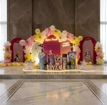 birthday Luxury Unicorn Theme Birthday Stage Decor