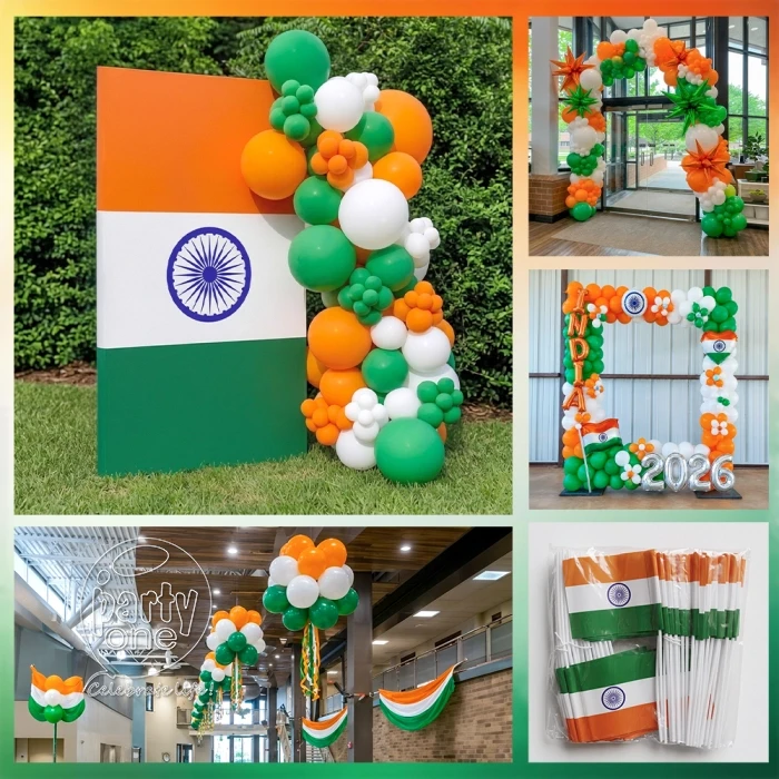 festival decorations Grand Tricolor Event Decoration Package