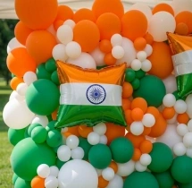festival decorations Independence Day Balloon Backdrop Decor
