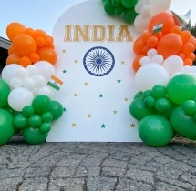 festival decorations India Theme Balloon Backdrop Decoration