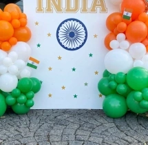 festival decorations India Theme Balloon Backdrop Decoration