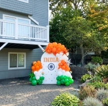 festival decorations India Theme Balloon Backdrop Decoration