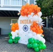 festival decorations India Theme Balloon Backdrop Decoration